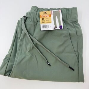 ZeroXposur Mens Performance Pull On Pants Terrain Green Stretch Medium NEW